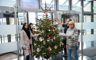Ein Weihnachtsbaum voller Wünsche